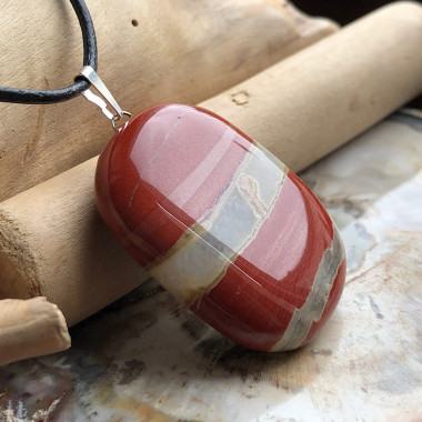 copy of Jaspe bréchique monté en pendentif