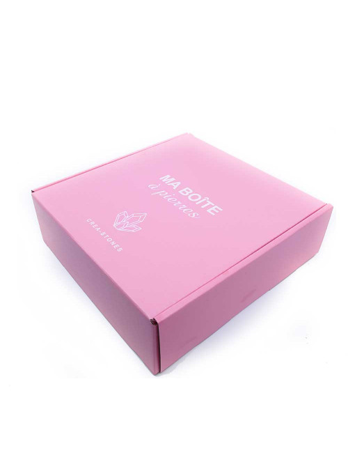 Boîte de collection de pierre pour la protection et la purification