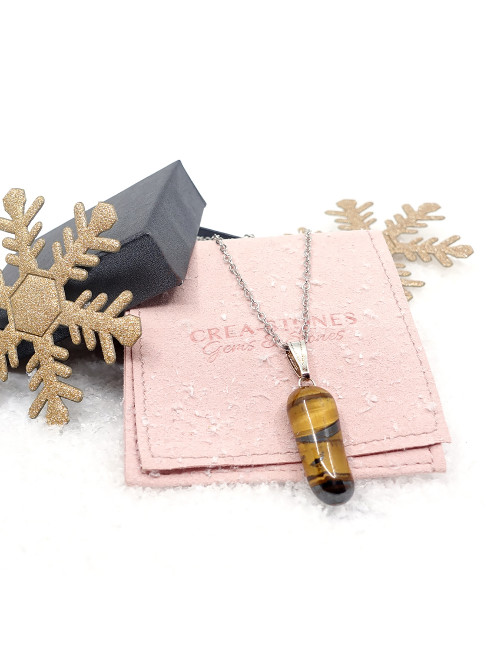 Pendentif oeil de tigre