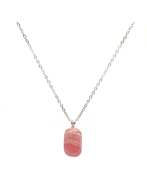 Pendentif rhodochrosite