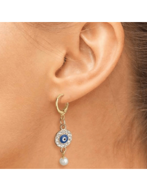 Crochets d’oreilles 15 mm plaqué or, 1 paire