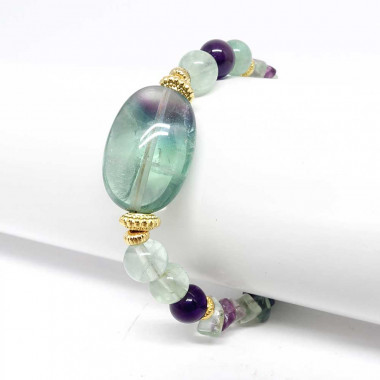 copy of Bracelet en fluorite et améthyste