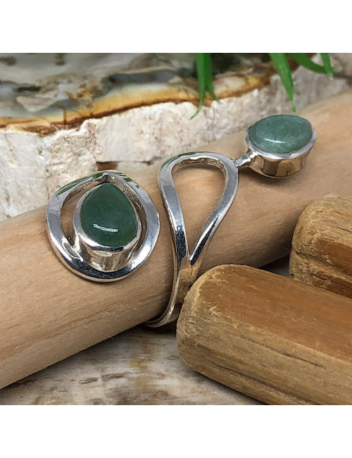 Aventurine, Bague ajustable