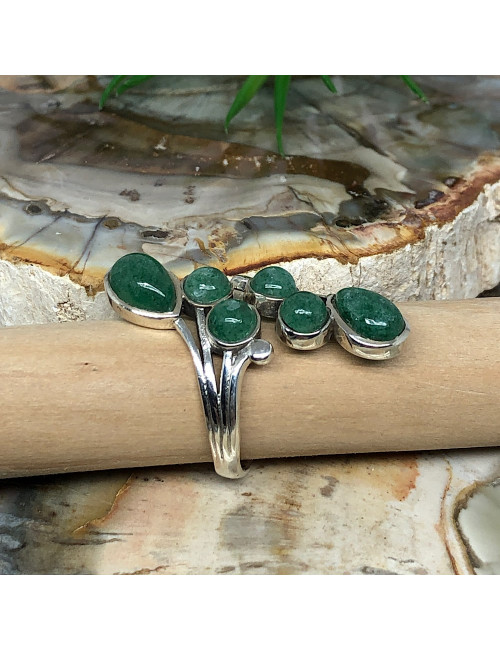 Aventurine, Bague ajustable
