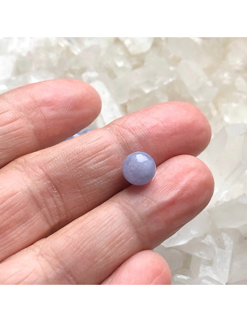 Perles en pierre semi précieuse de Calcite bleue pour la création de vos bijoux en pierre