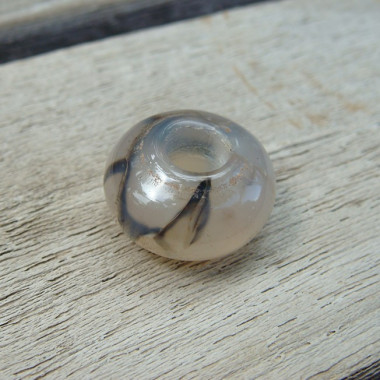 Perle cornaline large trou