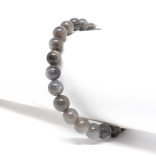 Bracelet En Pierre De Lune Polie 8mm - AA - Sommeil Et Fertilité - Neuf Avec Étiquettes