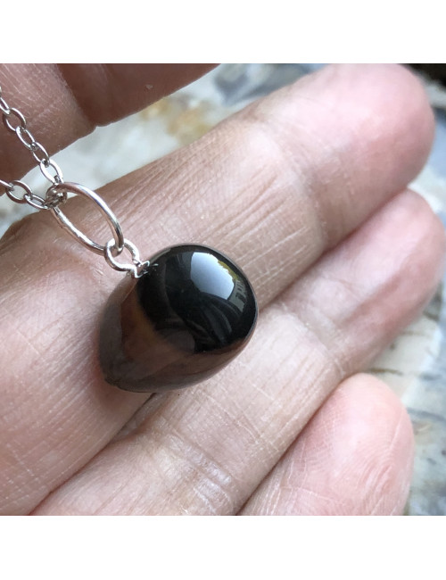 Spécialités en pierre fine. Pendentif en agate Oeil de Shiva