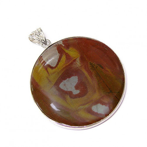 Grand pendentif en jaspe noorena