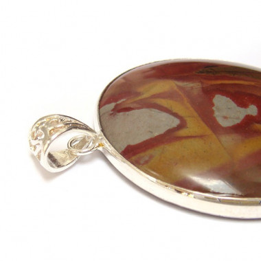Grand pendentif en jaspe noorena