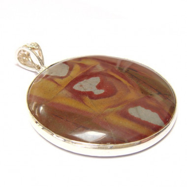 Grand pendentif en jaspe noorena