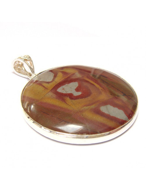Grand pendentif en jaspe noorena