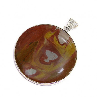 Grand pendentif en jaspe noorena