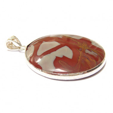 Grand pendentif en jaspe noorena