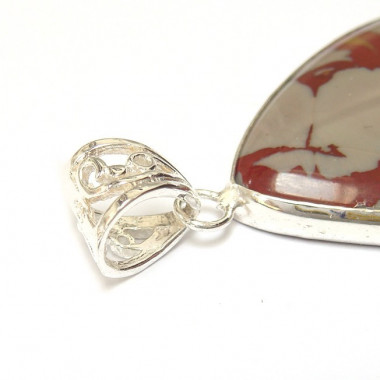Grand pendentif en jaspe noorena