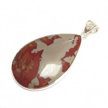 Grand pendentif en jaspe noorena