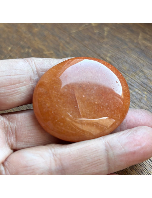 Galet taille Large en PIERRE aventurine rouge