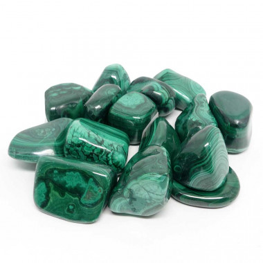 Galet de malachite grade AA