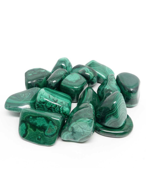 Galet de malachite grade AA