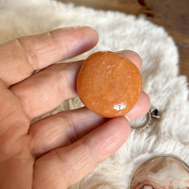 Galet aventurine rouge