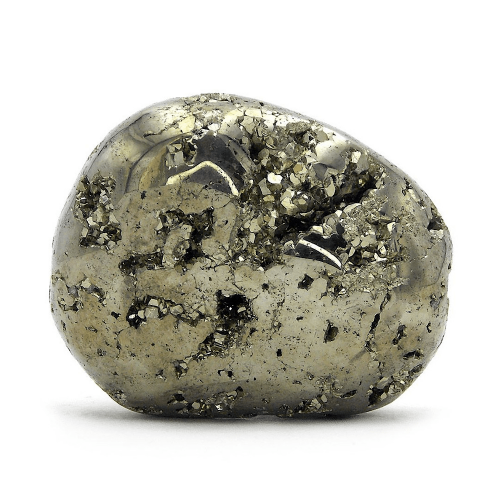 Galet roulé en Pyrite chispas