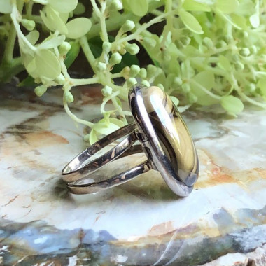 Sphalérite, Bague argent 925 - Taille 54