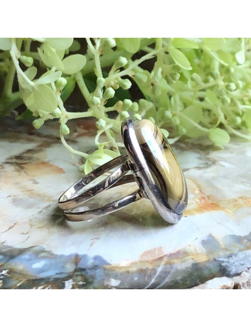 Sphalérite, Bague argent 925 - Taille 54