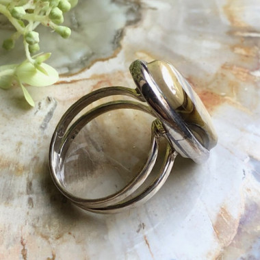 Sphalérite, Bague argent 925 - Taille 54