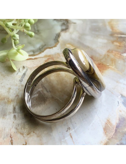 Sphalérite, Bague argent 925 - Taille 54