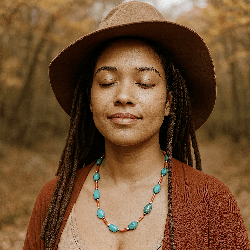 Collier turquoise et corail