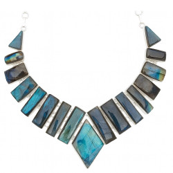Kopie van Kopie van Labradorite de Madagascar, Collier création originale