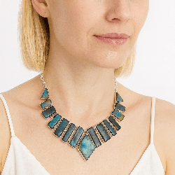 Kopie van Kopie van Labradorite de Madagascar, Collier création originale