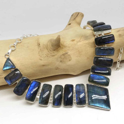 Kopie van Kopie van Labradorite de Madagascar, Collier création originale