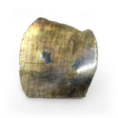 Labradorite Madagascar, Minéral plaque semi polie