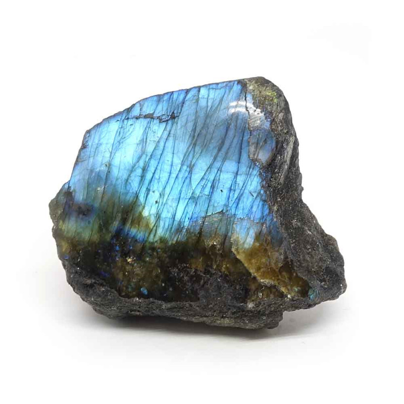 Labradorite  de Madagascar, Minéral plaque polie sur une face