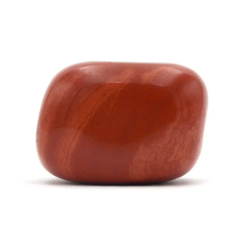Pierre roulée en pierre fine de Jaspe rouge