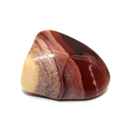 Pierre semi-precieuse roulée  de mokaite,