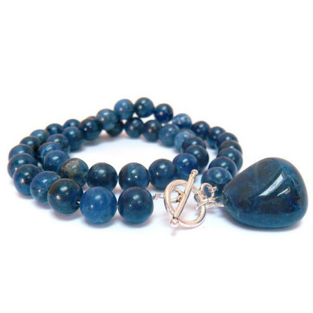 Collier en sodalite