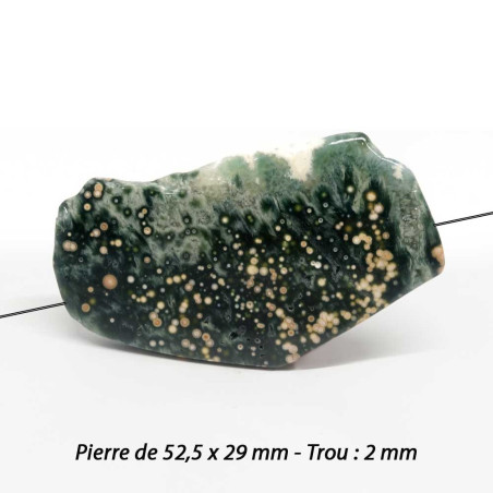 Perle grand format pour vos créations de bijoux énergétiques uniques.