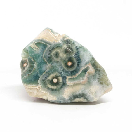 Motifs océaniques uniques, jaspe océan pierre d’harmonie et d’apaisement. Idéale pour la création de bijoux énergétiques