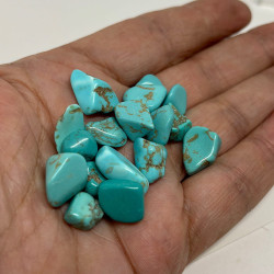 Turquoise (20gr), Pépites non percées