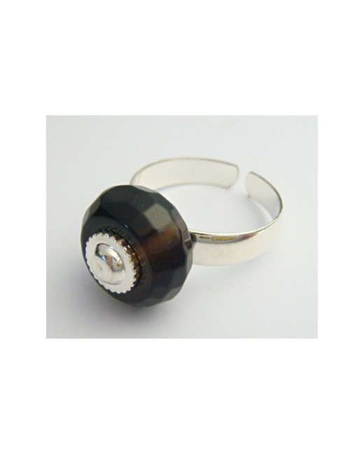 Bague métal reglable pour perles européennes