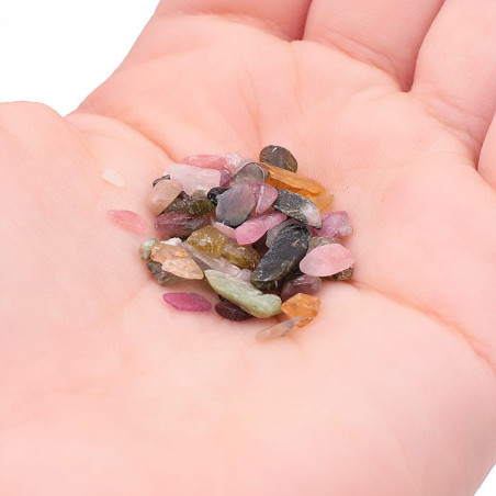 Tourmaline multicolor (20gr), Minis pépites