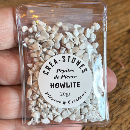 Howlite (20gr), Minis pépites