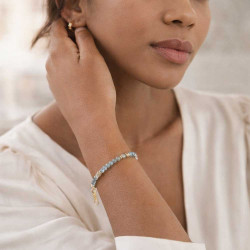 Apatite perles facettées, Bracelet création avec Gold Filled14K