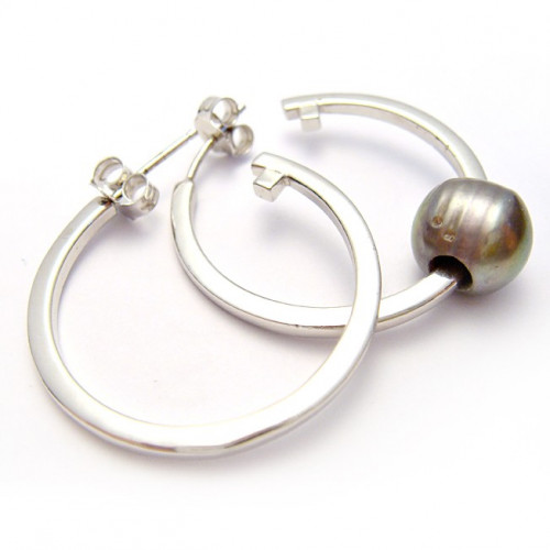 Boucles d'oreilles créoles argent 925