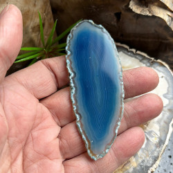 Lot de 12 Tranches d’agate fines