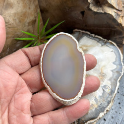 Lot de 12 Tranches d’agate fines