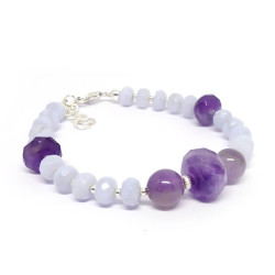 Améthyste et calcédoine