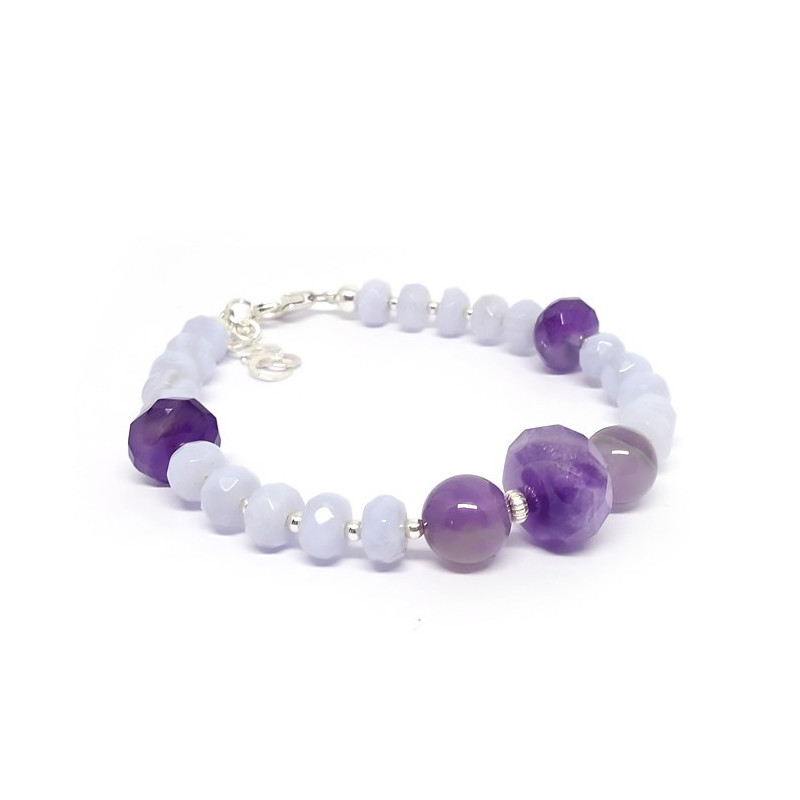 Améthyste et calcédoine